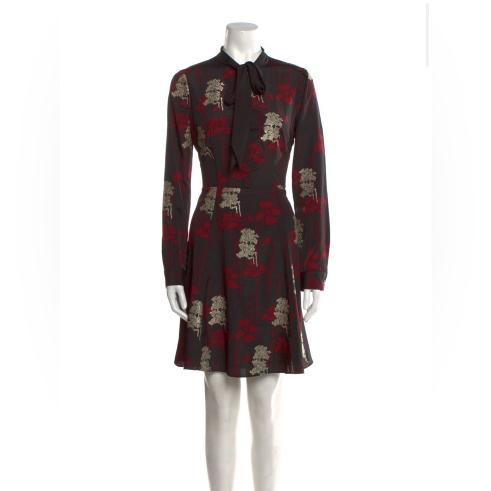 The Kooples Floral Print Mini Dress